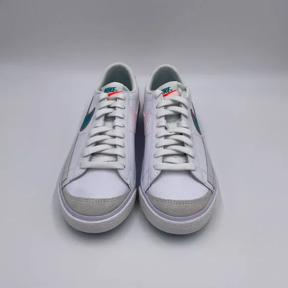 Nike Blazer Low 77' White / Green Womens Shoes - Picture 3 of 8